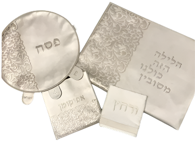 Leather 4 Pc Pasech Set Laser Engraved