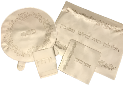 Leather 4 Pc Pasech Set Laser Engraved