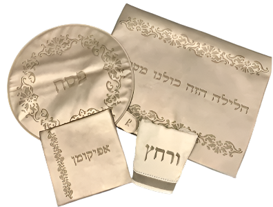 Leather 4 Pc Pasech Set Laser Engraved