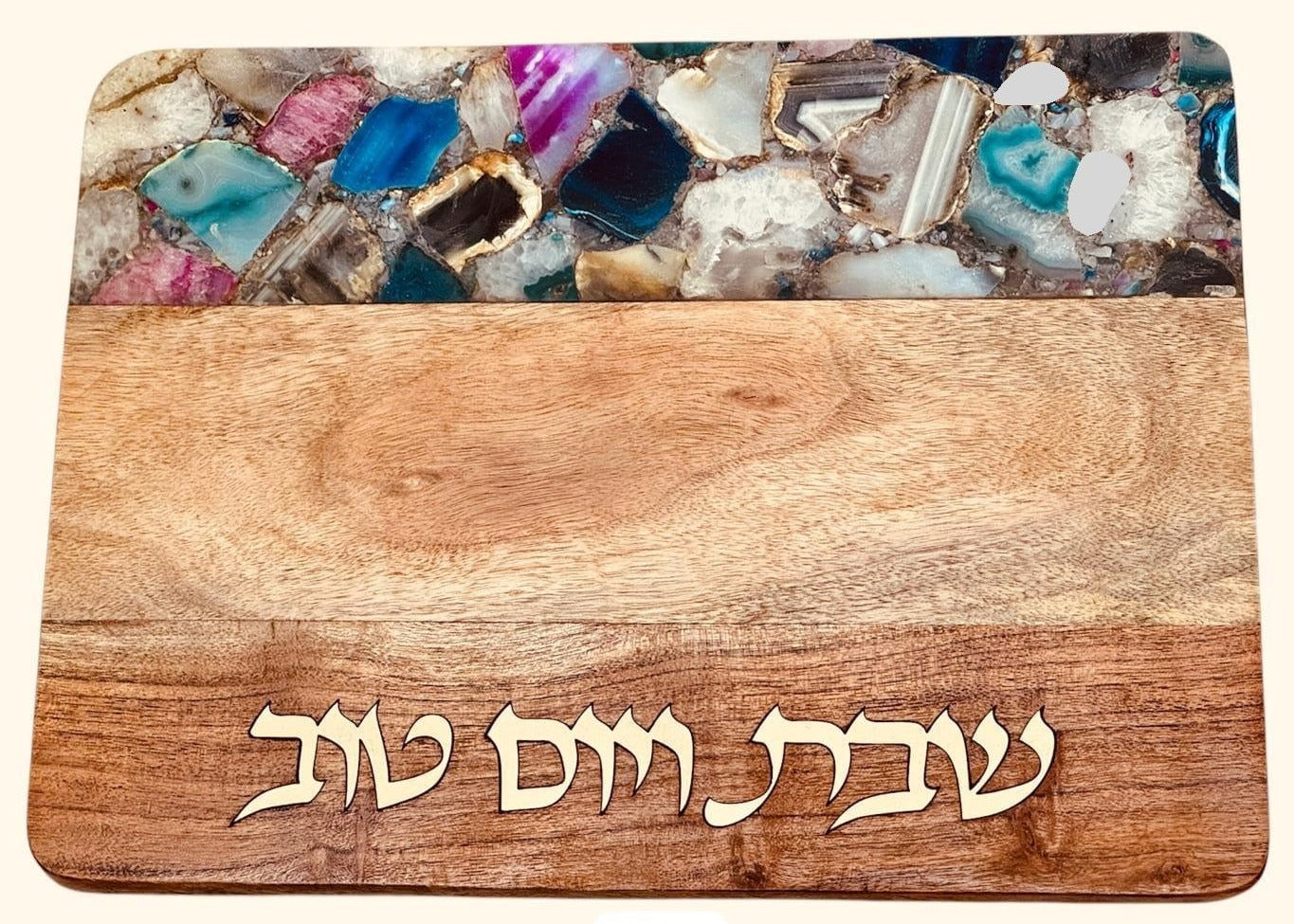 Agate Wood Challah Board