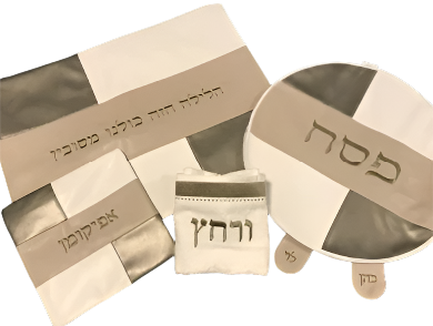 Leather 4 Pc Pasech Set Laser Engraved