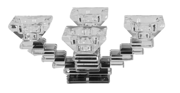 Crystal Candelabra 4 Branch 8x3.5"