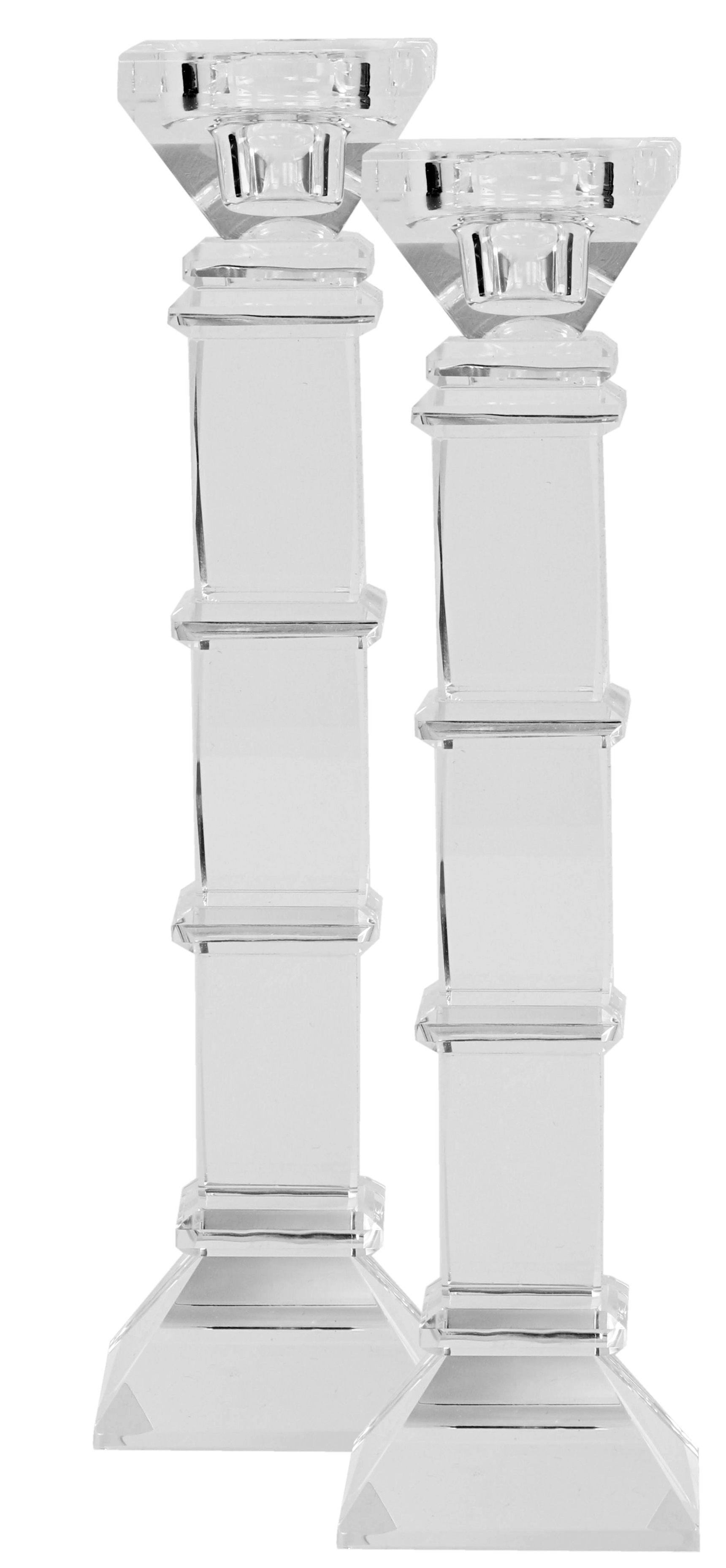 Crystal Candle Sticks 9"