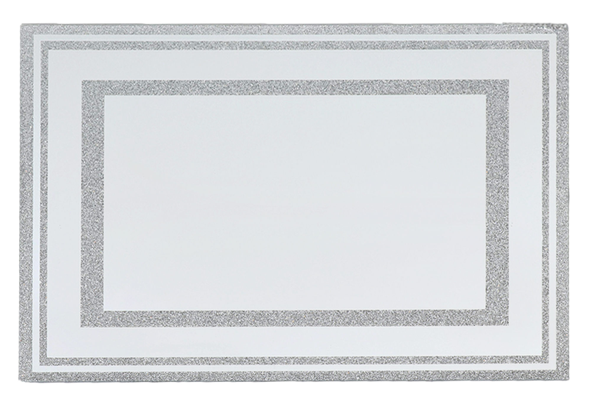 Mirror Tray With Broken Stones 16.5x11.8"