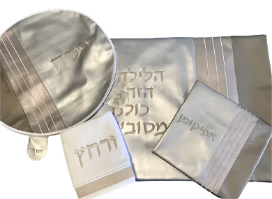 Leather 4 Pc Pasech Set Laser Engraved