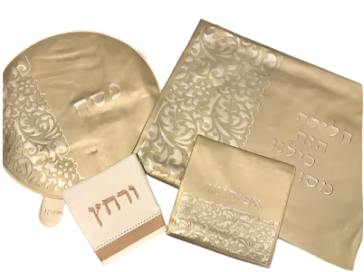 Leather 4 Pc Pasech Set Laser Engraved