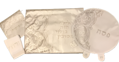 Leather 4 Pc Pasech Set Laser Engraved