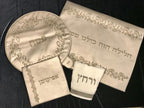 Leather 4 Pc Pasech Set Laser Engraved