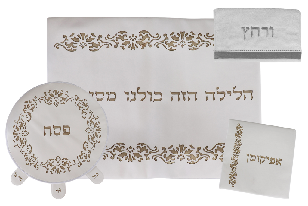 Leather 4 Pc Pasech Set Laser Engraved