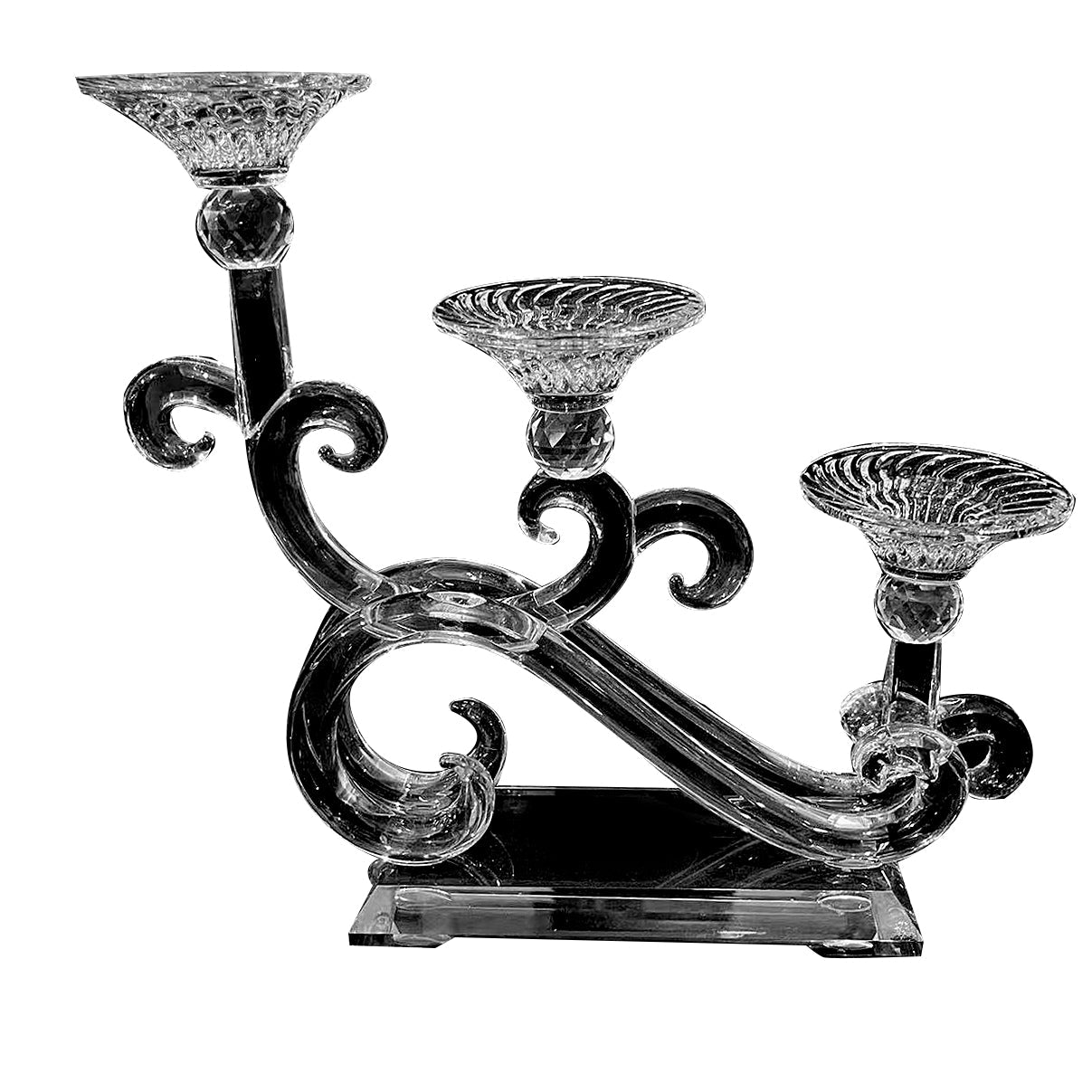 Crystal Candelabra 3 Branch 11.5"